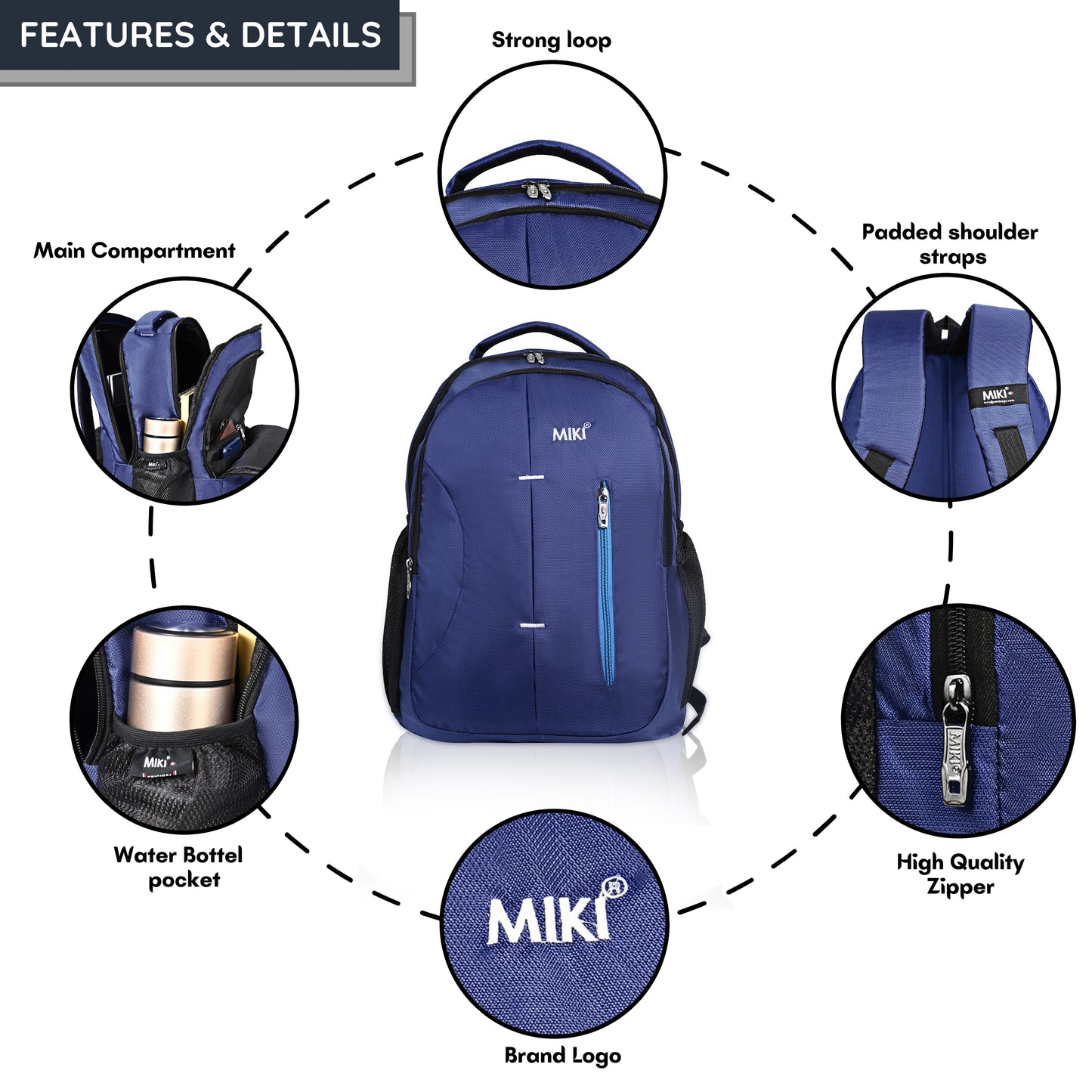MIKI Smart Backpack – Bold, Light & Everyday-Ready