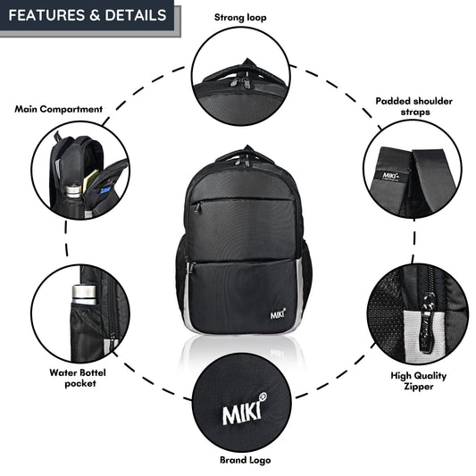 MIKI ProGear – Smart & Spacious Everyday Backpack