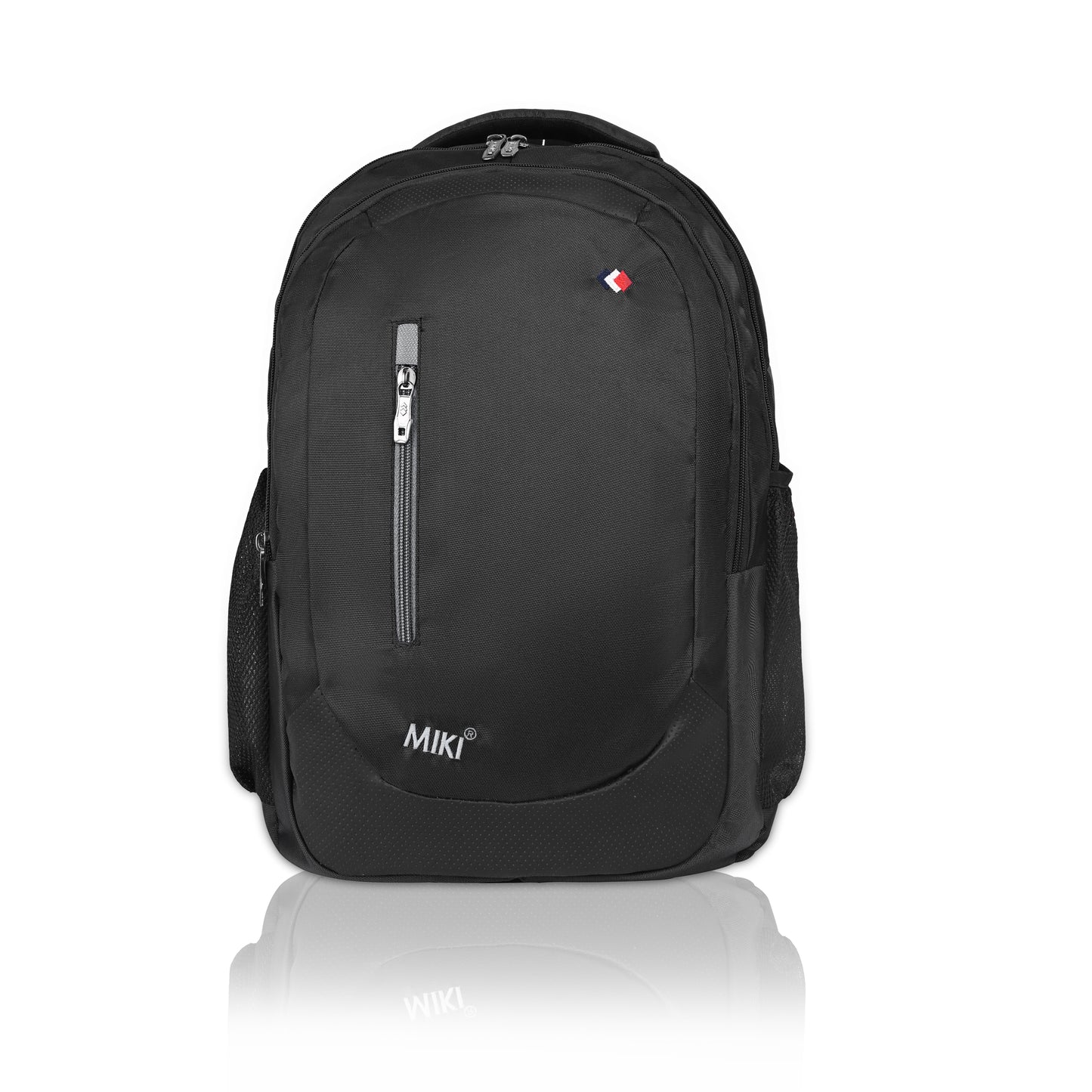 Miki Navy Blue Laptop Backpack for Men & Women | Water-Resistant & Lightweight | Office, College & Travel Bag