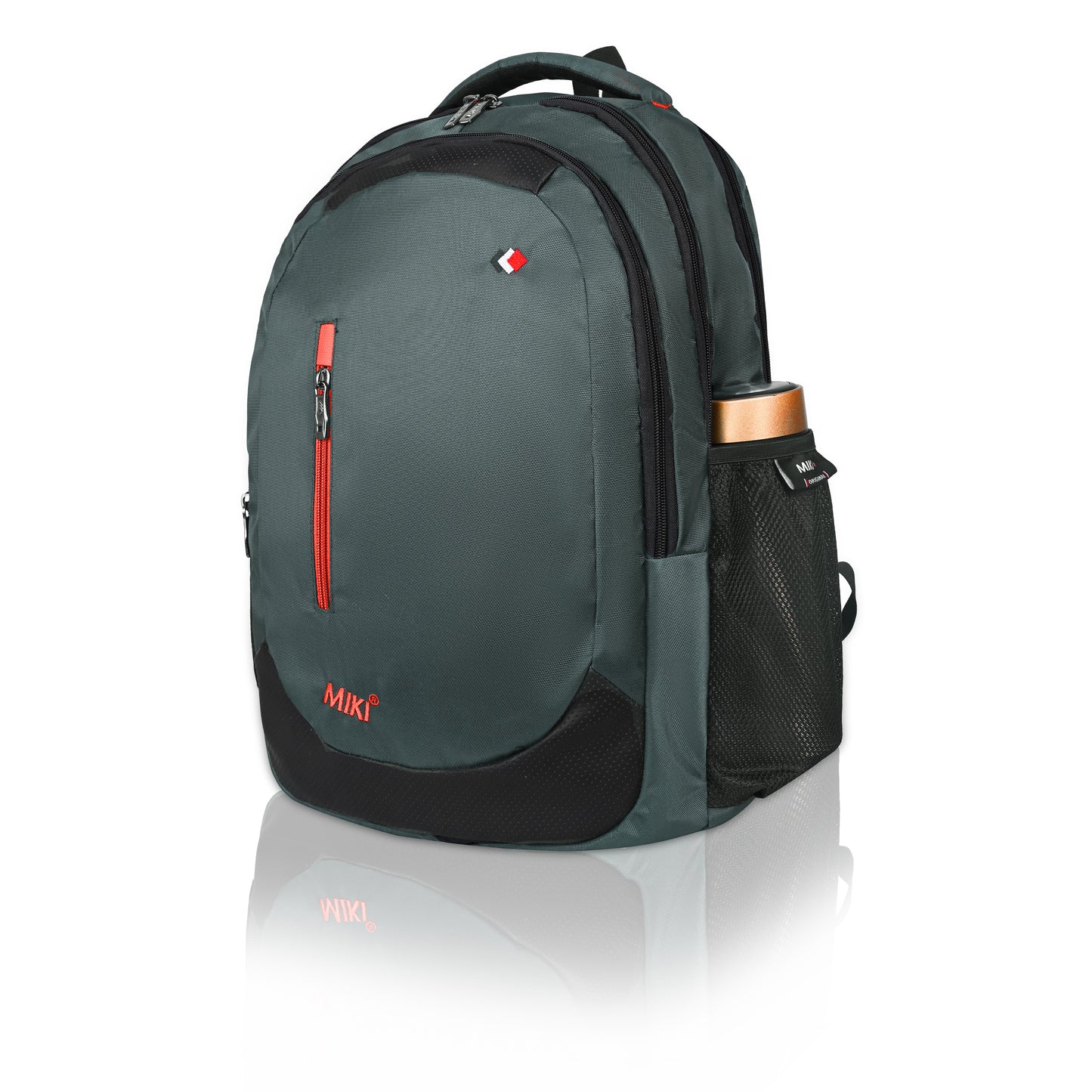 Miki Navy Blue Laptop Backpack for Men & Women | Water-Resistant & Lightweight | Office, College & Travel Bag