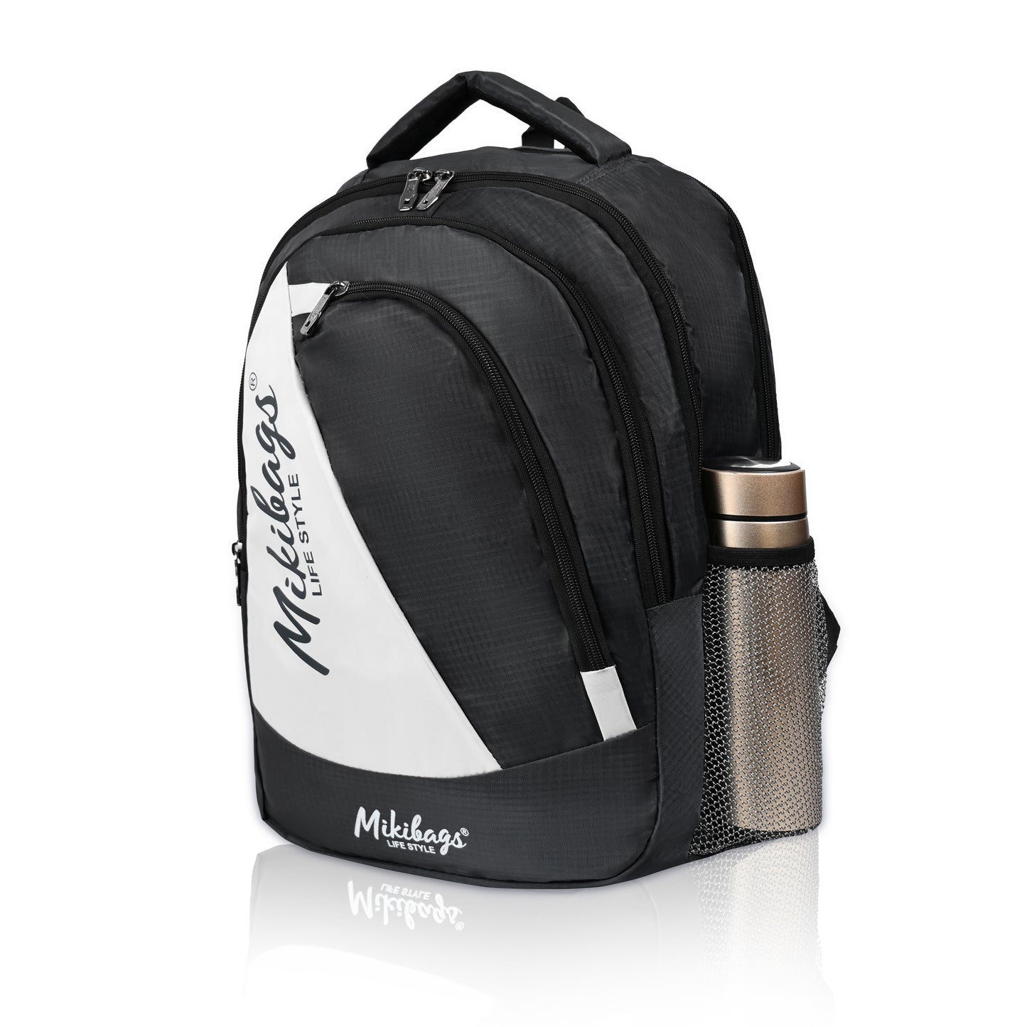Mikibags Panel Backpack – Stylish & Spacious for Daily Use