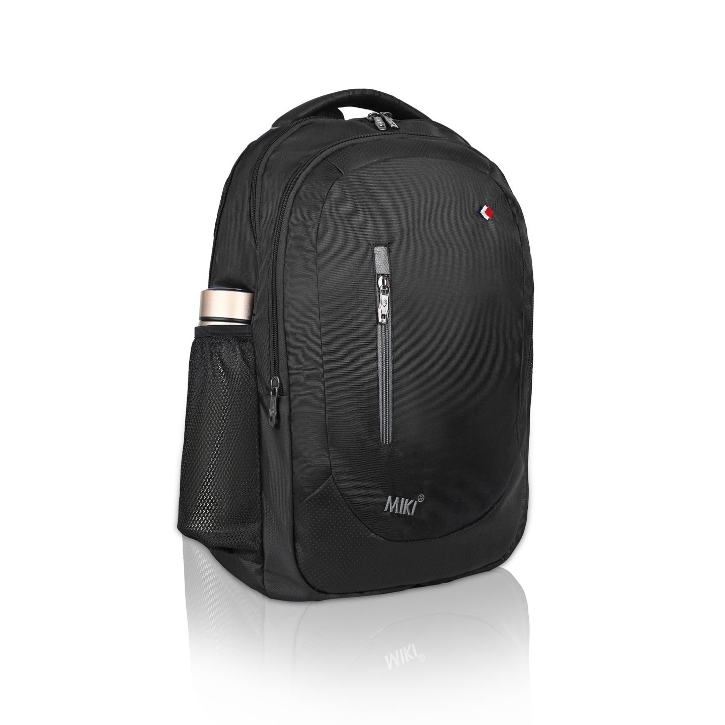 Miki Navy Blue Laptop Backpack for Men & Women | Water-Resistant & Lightweight | Office, College & Travel Bag