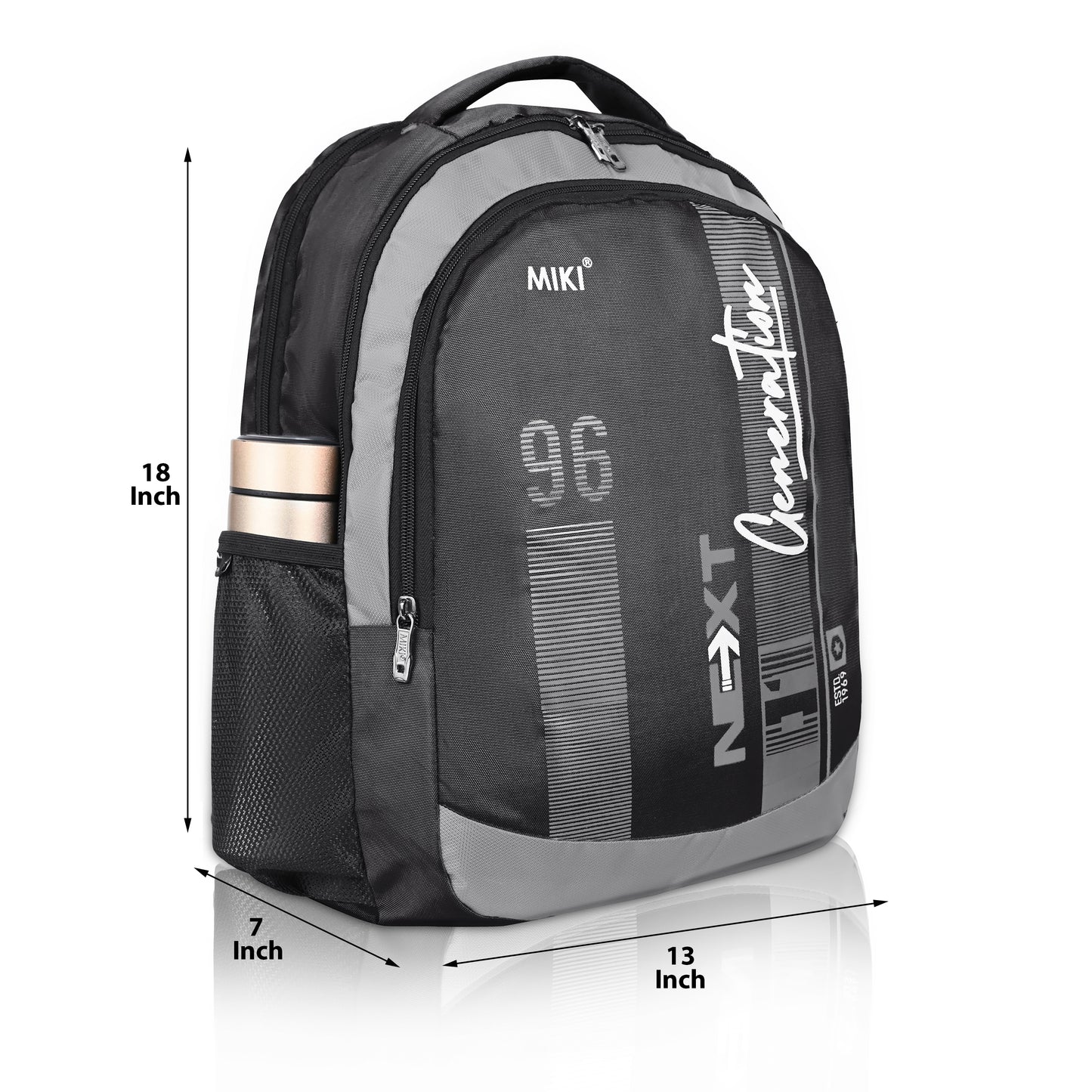Miki Next Generation School & College Backpack – Modern, Durable & Spacious