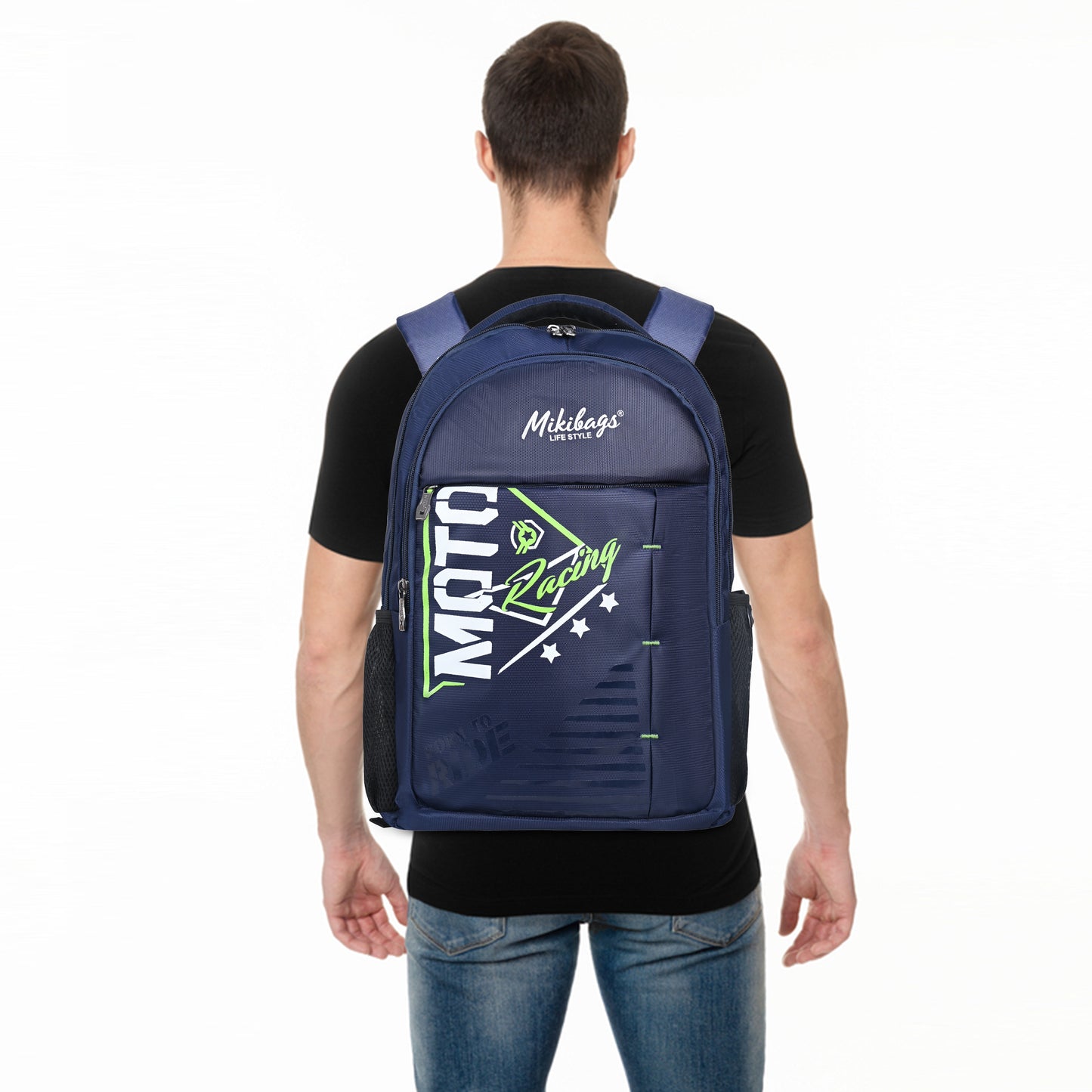 Miki Moto Racing Theme School & College Backpack β Stylish, Durable & Comfortable