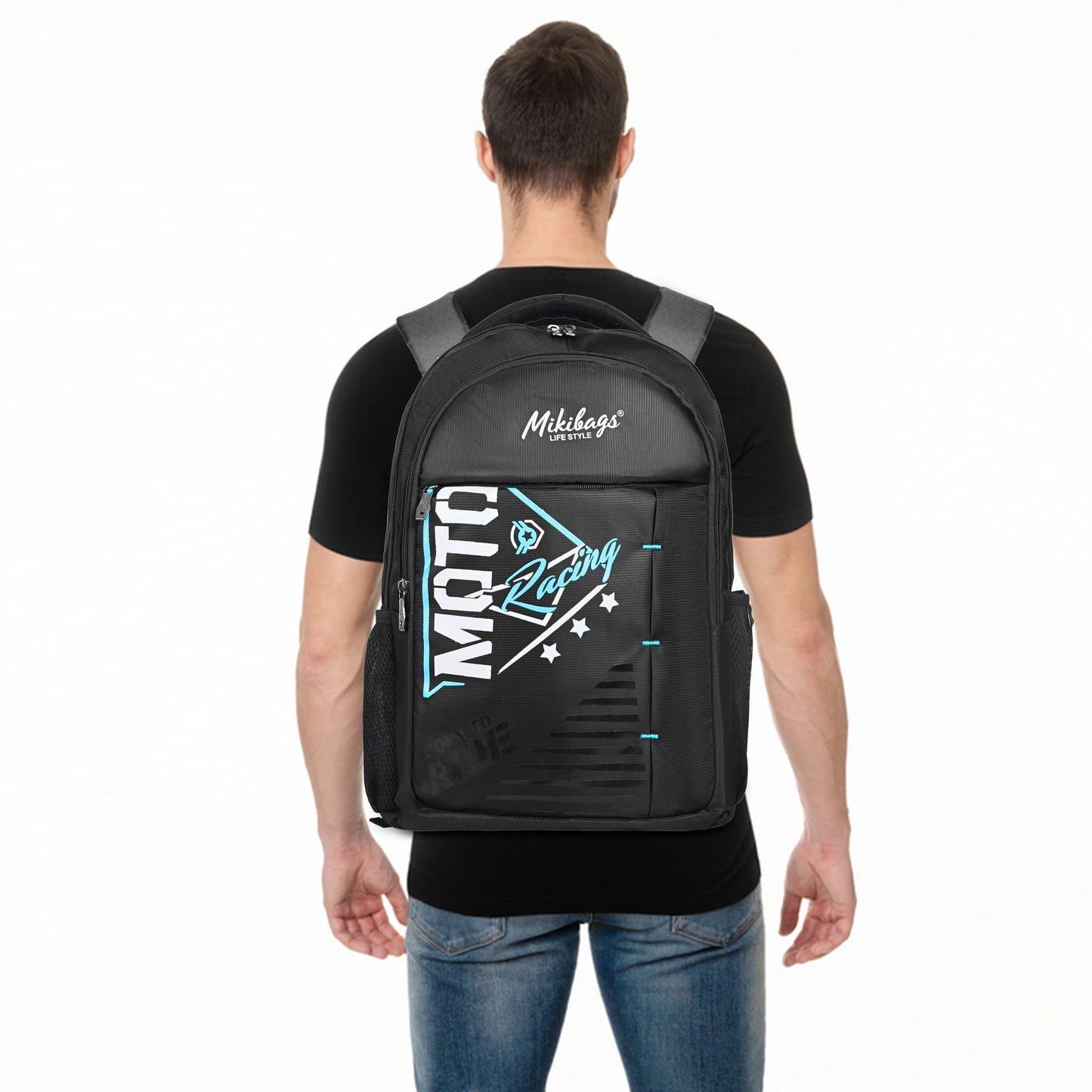 Miki Moto Racing Theme School & College Backpack β Stylish, Durable & Comfortable