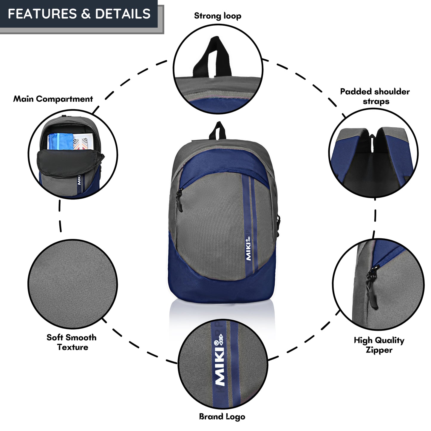 MIKI Series Everyday Mini Backpack – Leoceros
