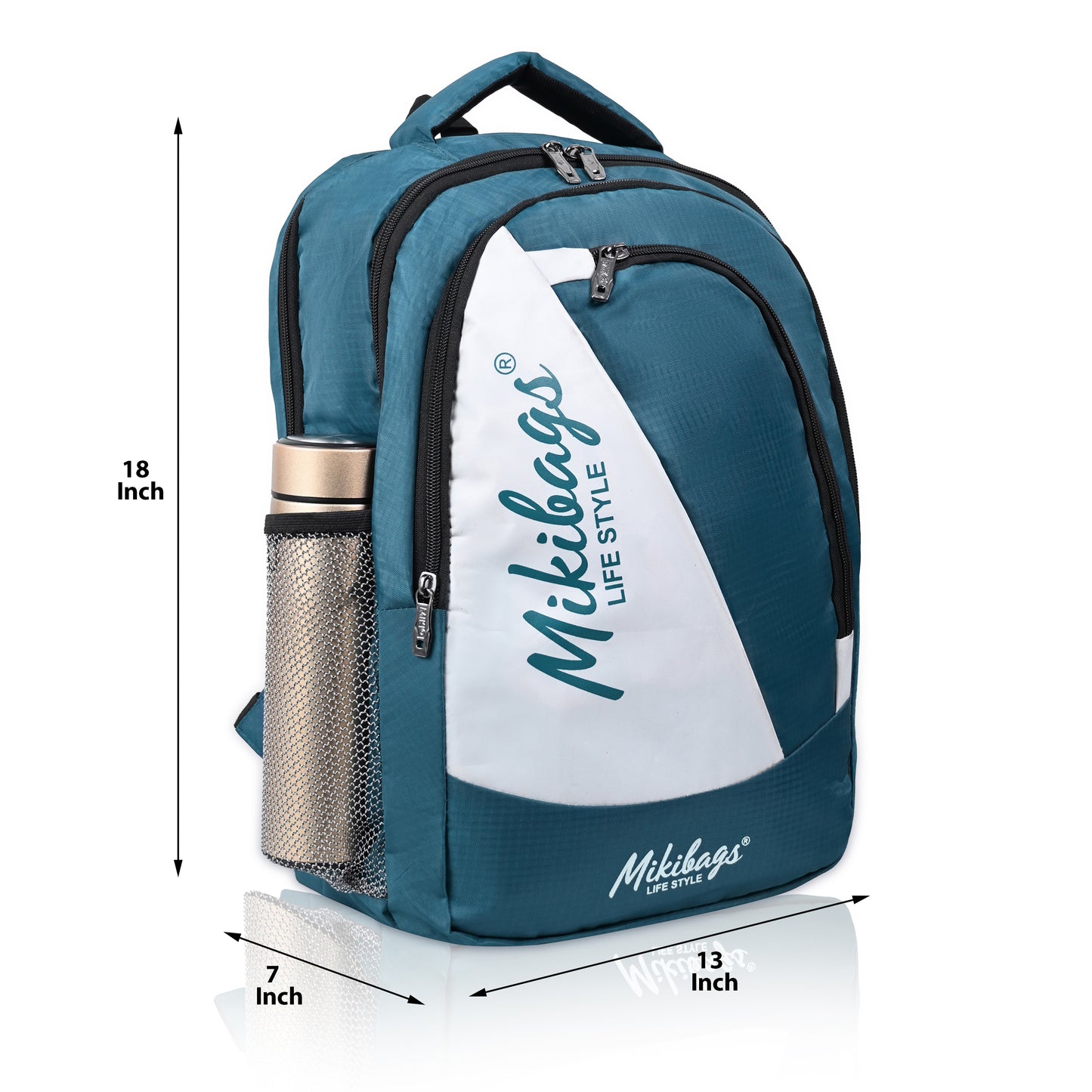 Mikibags Panel Backpack – Stylish & Spacious for Daily Use
