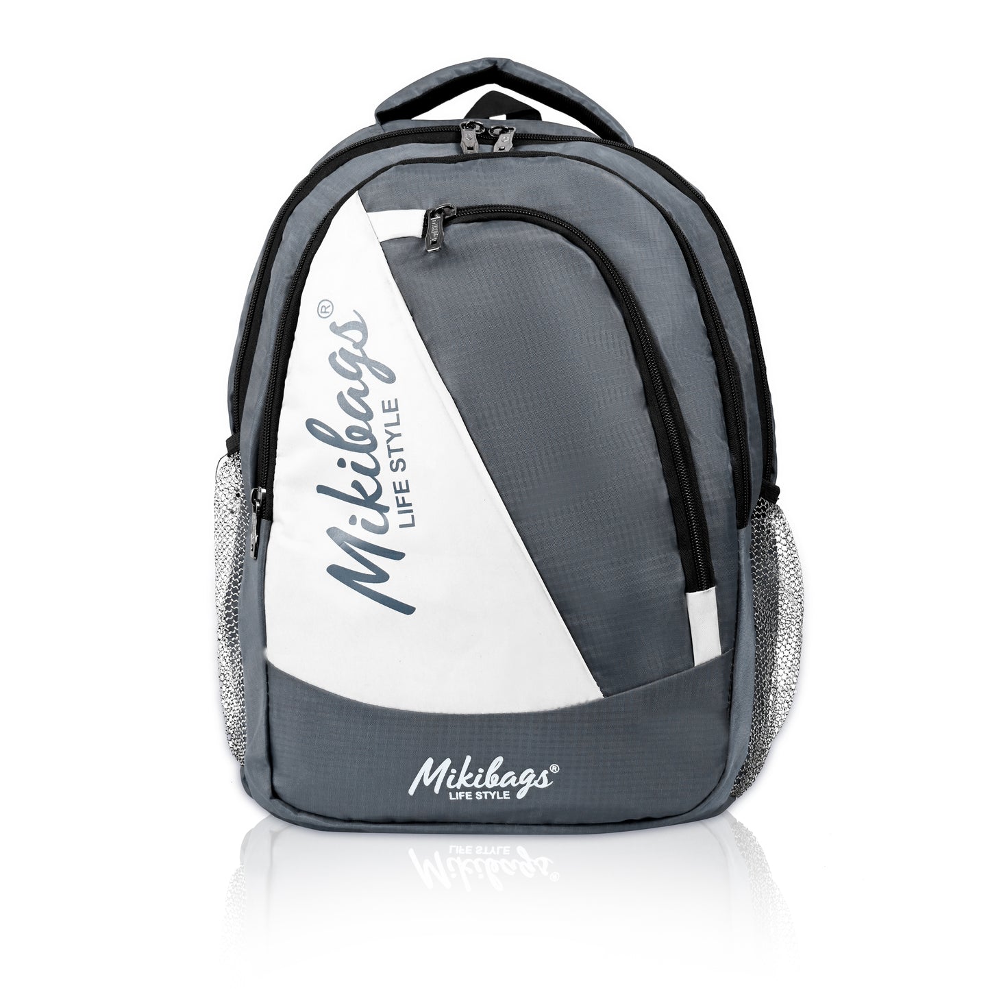 Mikibags Panel Backpack – Stylish & Spacious for Daily Use