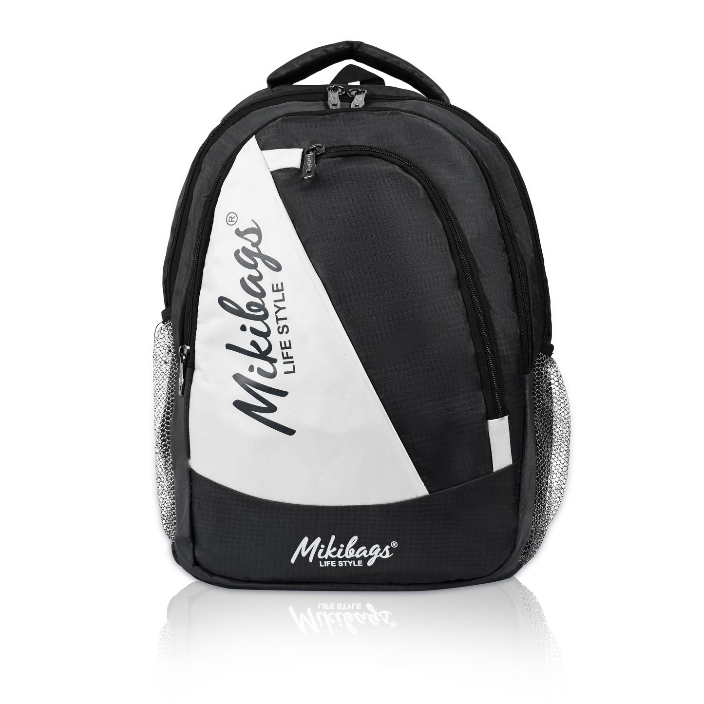 Mikibags Panel Backpack – Stylish & Spacious for Daily Use