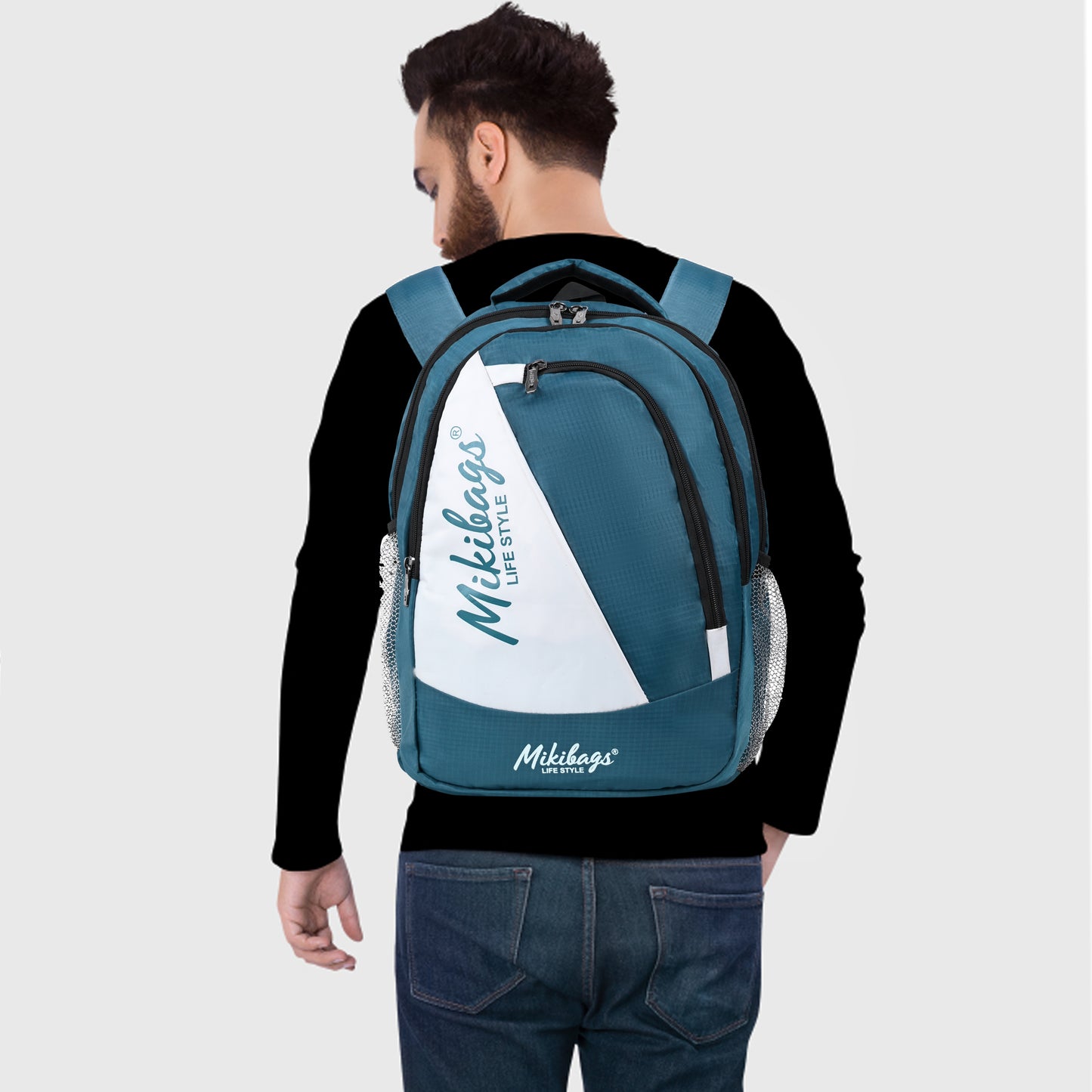 Mikibags Panel Backpack – Stylish & Spacious for Daily Use