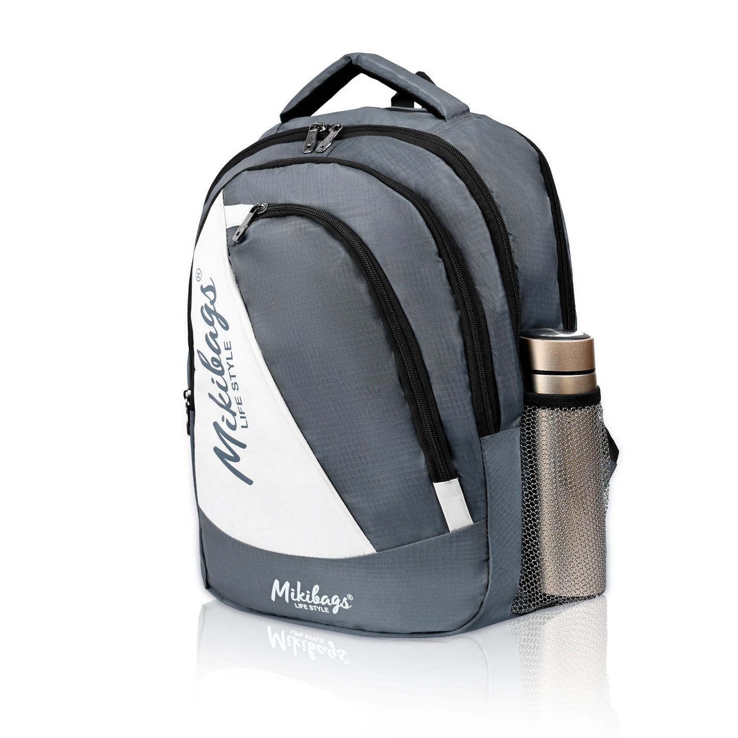 Mikibags Panel Backpack – Stylish & Spacious for Daily Use