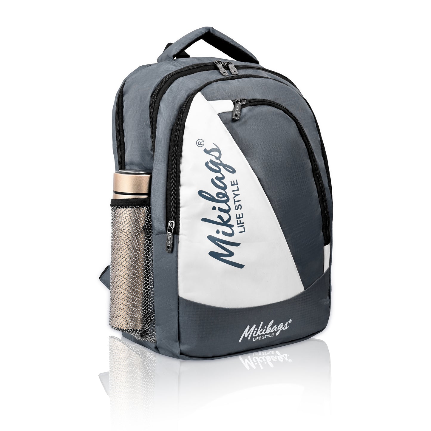 Mikibags Panel Backpack – Stylish & Spacious for Daily Use
