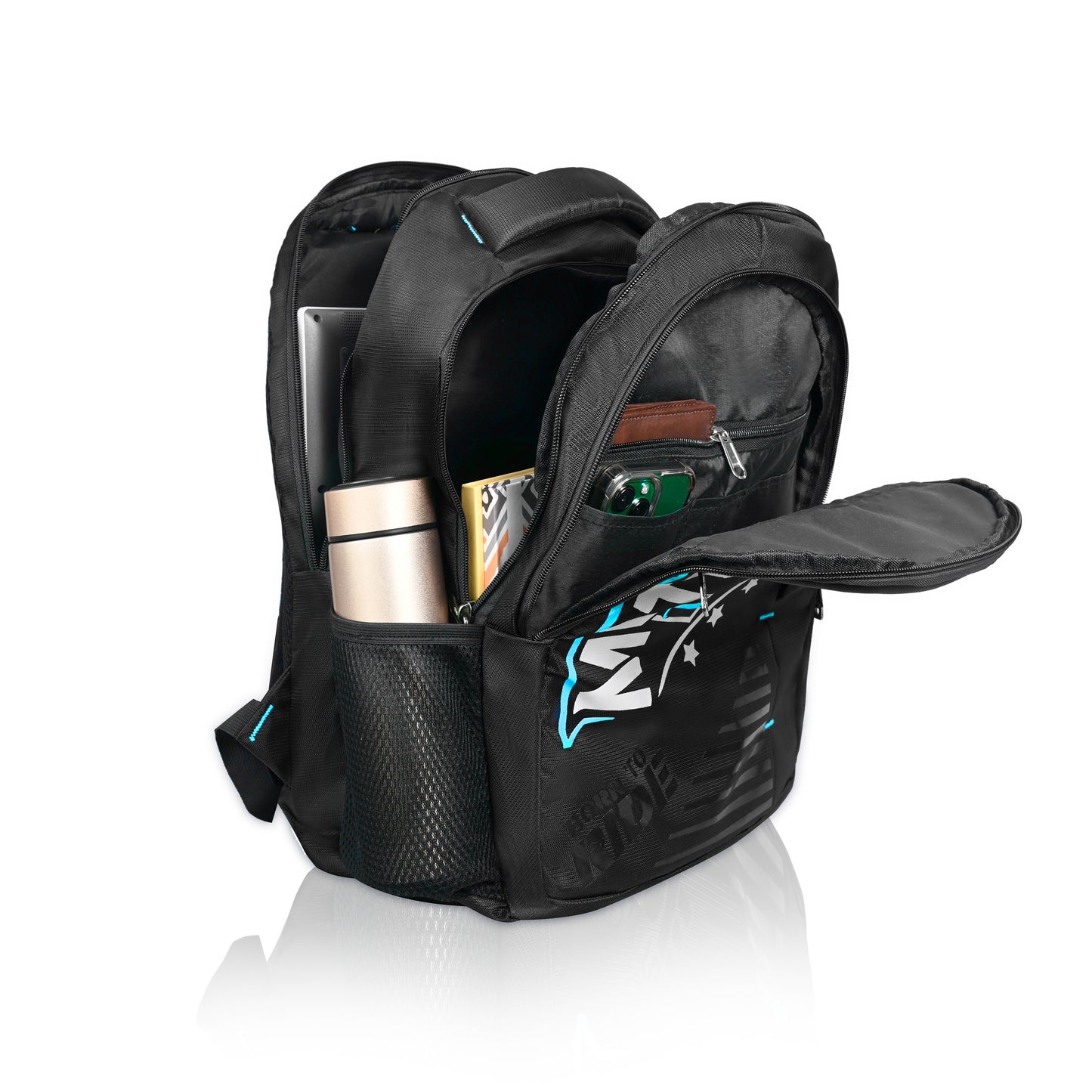 Miki Moto Racing Theme School & College Backpack – Stylish, Durable & Comfortable