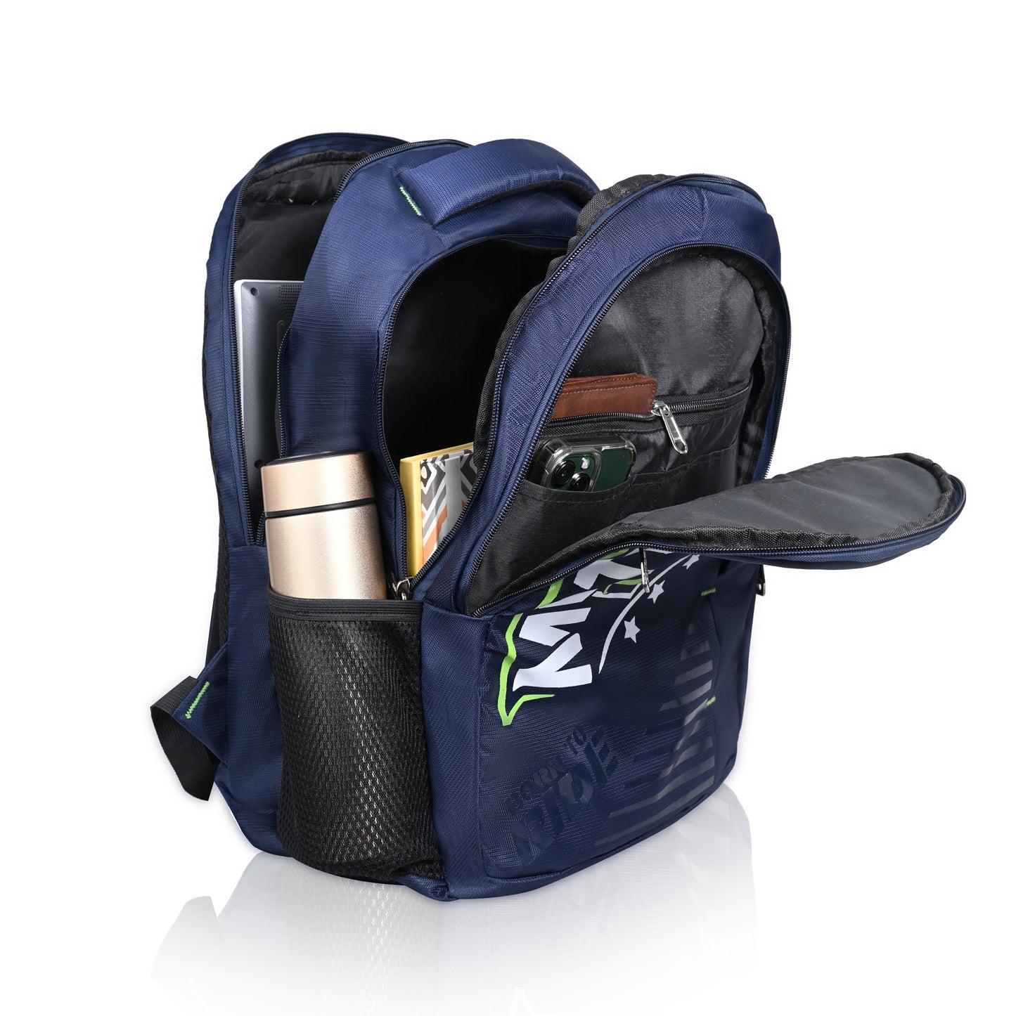 Miki Moto Racing Theme School & College Backpack – Stylish, Durable & Comfortable