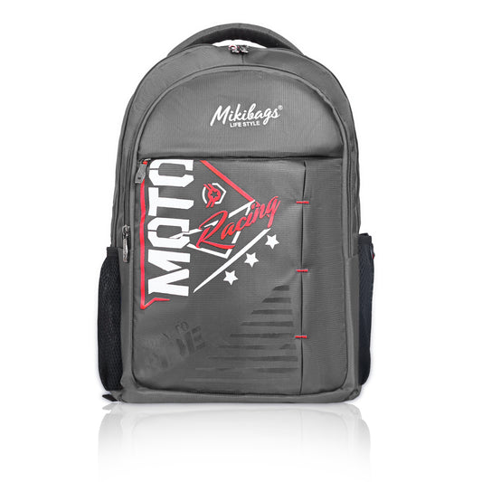 Miki Moto Racing Theme School & College Backpack – Stylish, Durable & Comfortable
